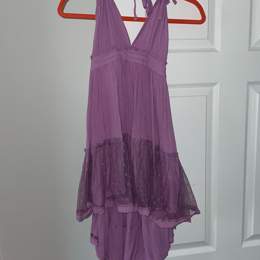 Lilac Short Summer Dress